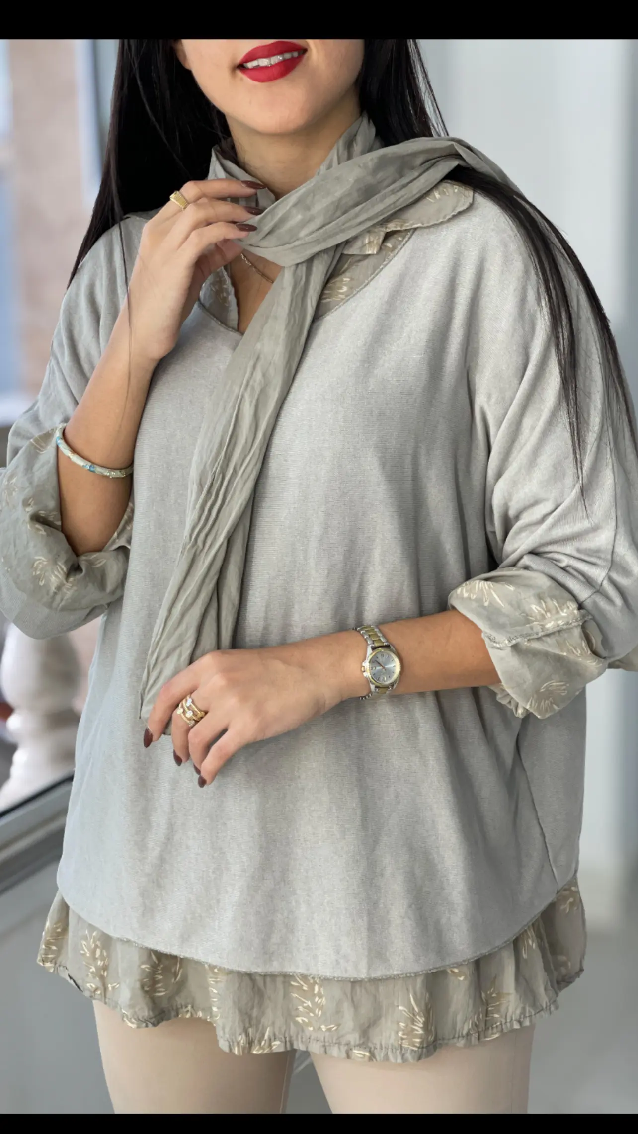 سه تیکه پاییزه ایتالیایی طرح برگ ریز